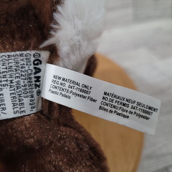 Ganz Webkinz Reindeer 9" Plush Stuffed Animal Retired Hang Tag Brown - Picture 8 of 12